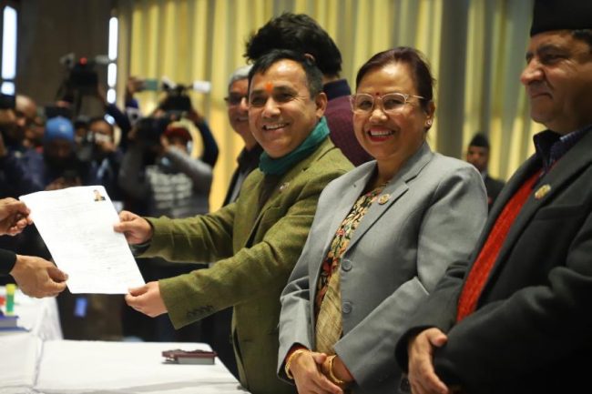 कांग्रेसबाट सभामुखमा उम्मेदवारी दिएकी न्यौपाने को हुन्?