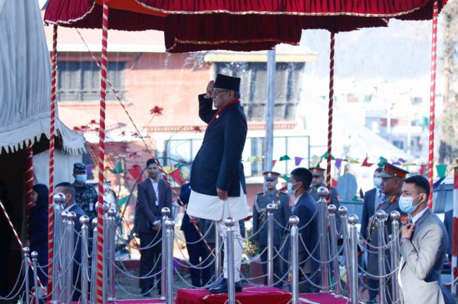 सुरक्षाकर्मीका लागि आवश्यक स्रोतसाधनको व्यवस्था गर्ने प्रधानमन्त्रीको प्रतिबद्धता (तस्बिरहरु)