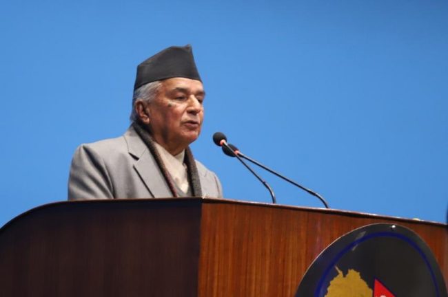 नेपालको आकाशमा शीतयुद्ध मडारिएको छः रामचन्द्र पौडेल