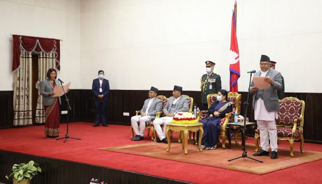 उपसभामुख इन्दिरा राना मगरले लिइन् पद तथा गोपनीयताको शपथ