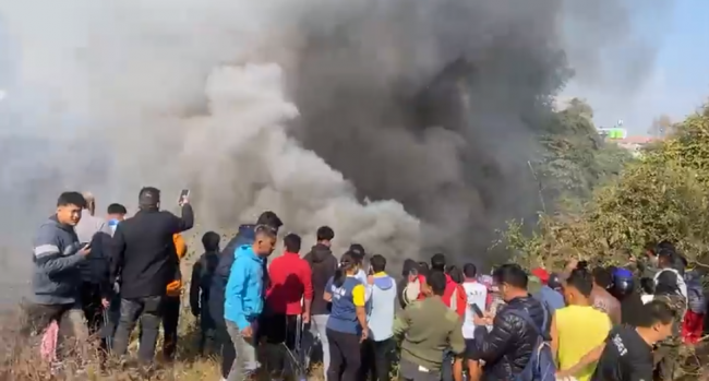 ‘विमानमा आकाशमै आगोको झिल्को देखिएको थियो’