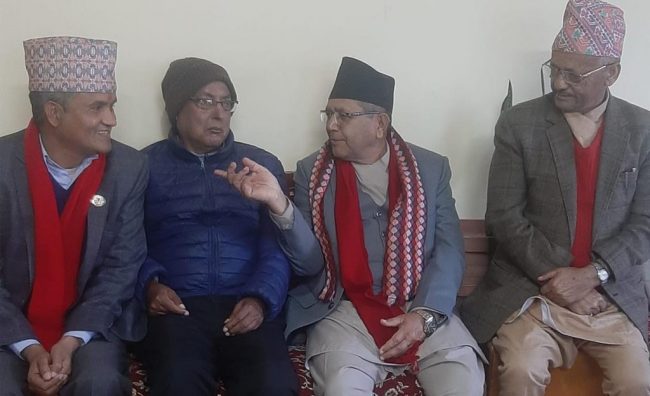 प्रदीप नेपाल र सभामुख घिमिरेबीच भेटवार्ता