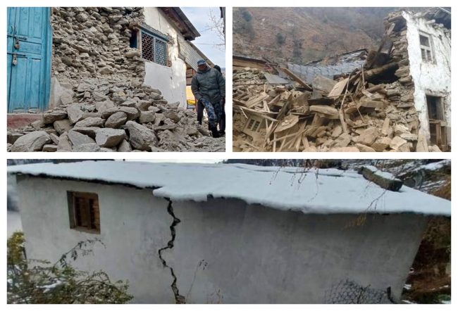 बाजुरामा भूकम्पबाट ४२ परिवार विस्थापित, चार सय घरमा क्षति