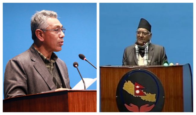 नेमकिपा र राजमोले प्रधानमन्त्रीलाई विश्वासको मत नदिने