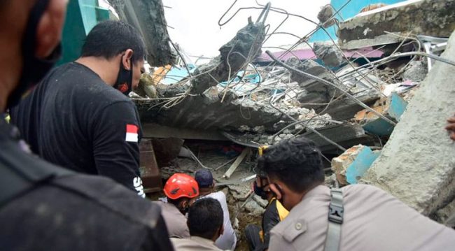 इन्डोनेसियामा ६.० म्याग्निच्युडको भूकम्प