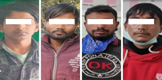 चन्दा उठाएको आरोपमा ४ जना पक्राउ