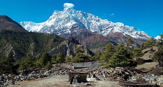 मनाङको हिउँदे कठिनाइ