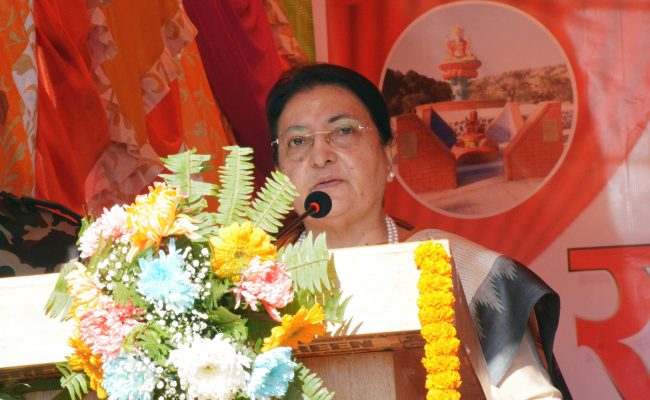 क्षमताको पहिचान र उपयोग गर्न सक्नुपर्छ : राष्ट्रपति भण्डारी