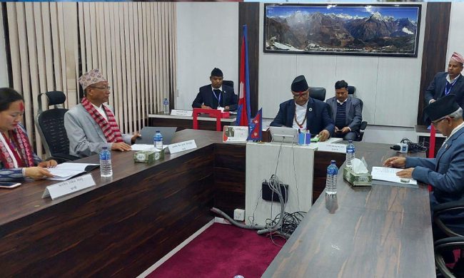 प्रदेश १ सरकारको निर्णय मन्त्रालयबाट घटाएर ९ बनाउने