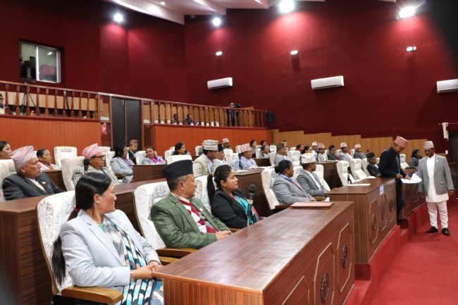 कर्णाली प्रदेशसभाको पहिलो बैठक कसले के भने ?