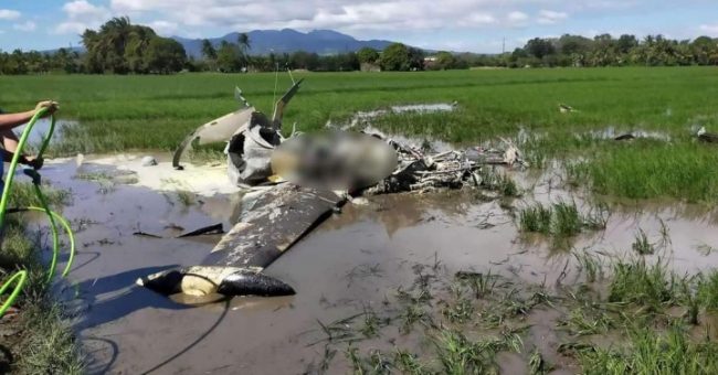 फिलिपिन्स वायुसेनाको विमान दुर्घटना