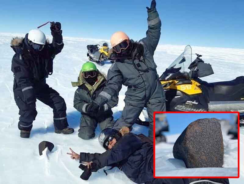 वैज्ञानिकहरूले अन्टार्कटिकामा फेला पारे अन्तरिक्ष चट्टान