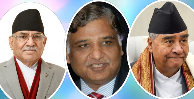 पशुपति दर्शन गरी भारतीय जासुस गोयलले भेटे प्रचण्ड र देउवा