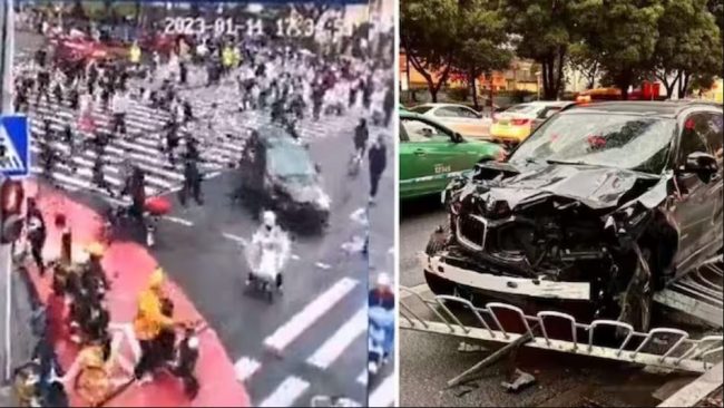 एक व्यक्तिले भीडमाथि कार दौडाएर ५ जनालाई मारिदिए, दुर्घटनापछि हावामा पैसा उडाए