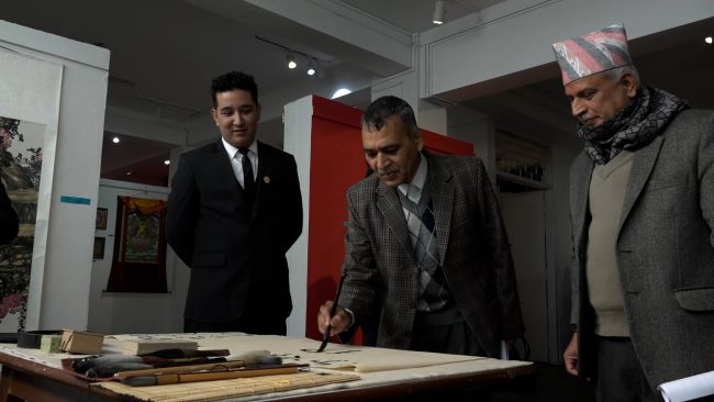 नेपाल–चीन चित्रकला प्रदर्शनी {भिडियोसहित}