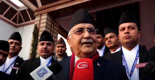 एमालेले राष्ट्रपतिमा उम्मेदवार उठाउँछ : ओली