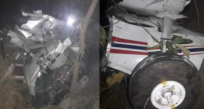 भारतको मध्य प्रदेशमा उडिरहेको विमान मन्दिरसँग ठोक्कियो