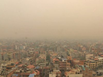 काठमाडौंमा फेरि बढ्यो वायु प्रदूषण