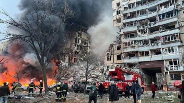 युक्रेनका धेरै सहरमा फेरि हमला, कीभमा क्षेप्यास्त्रको भारी वर्षा