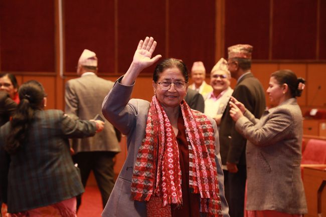 राष्ट्रियसभाको उपाध्यक्षमा माओवादी केन्द्रकी उर्मिला अर्याल निर्विरोध निर्वाचित