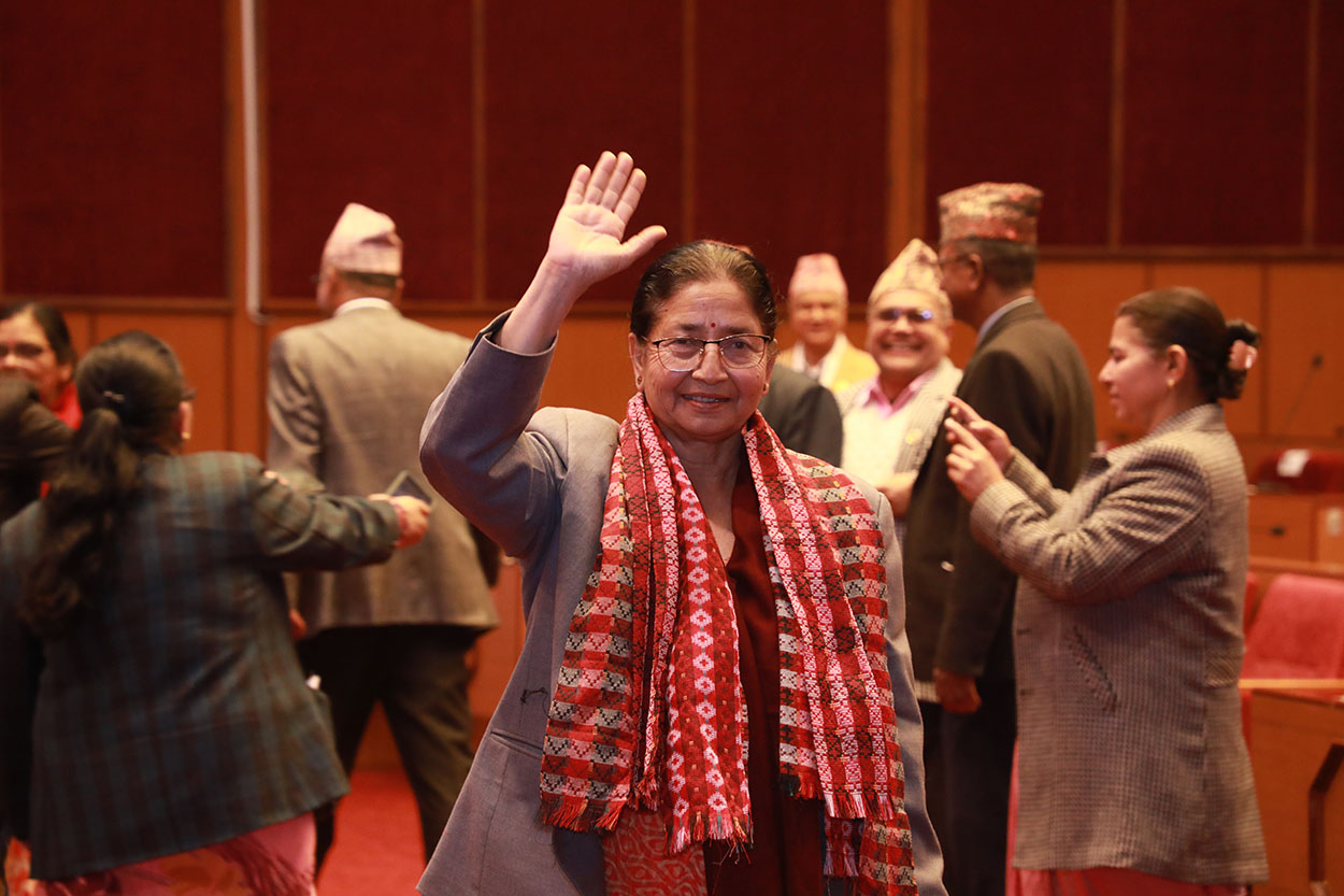 राष्ट्रियसभाको उपाध्यक्षमा माओवादी केन्द्रकी उर्मिला अर्याल निर्विरोध निर्वाचित