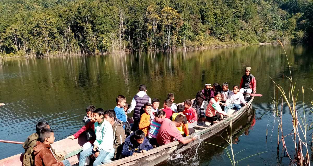 पर्यटकको रोजाइमा घोराहीको ज्यामिरे दह