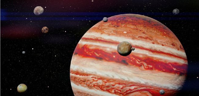 बृहस्पतिमा बयानब्बे वटा चन्द्रमा!