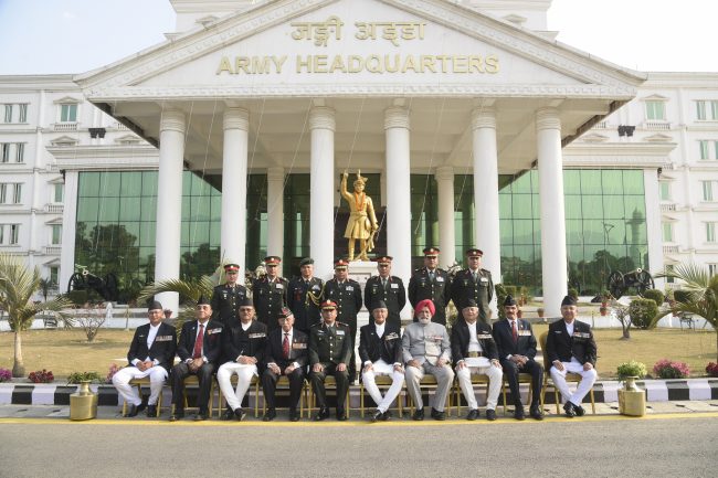 प्रधानसेनापतिसँग भारतीय सेनाका पूर्वप्रमुखको भेटवार्ता