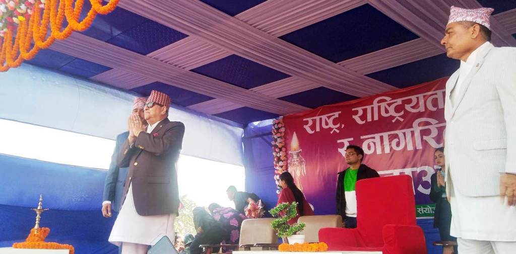 ज्ञानेन्द्र शाहले गरे दुर्गा प्रसाईंको महाअभियानको उद्घाटन, आधा घण्टा बसे तर केही बोलेनन्