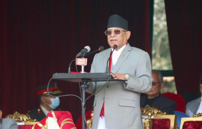 जनताको अवस्था बदल्ने महत्वपूर्ण कार्यभार हाम्रा सामु छः प्रधानमन्त्री प्रचण्ड