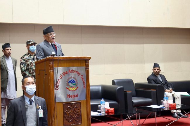 सरकारी वकिलले दिने सेवालाई प्रभावकारी बनाउनुपर्छ : प्रधानमन्त्री