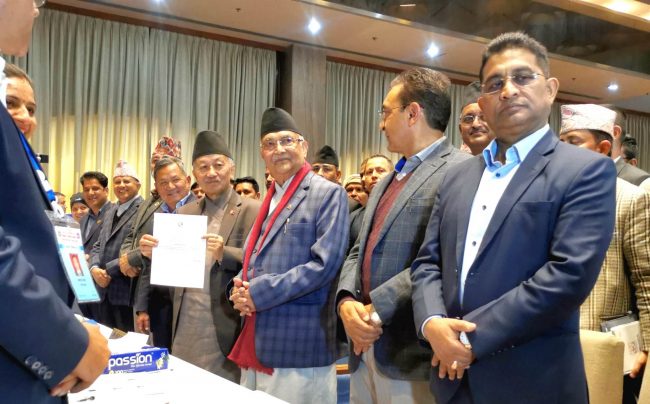 नेम्वाङको उम्मेदवारीपछि ओलीले भने- २५ गते थाहा पाउनुहुन्छ