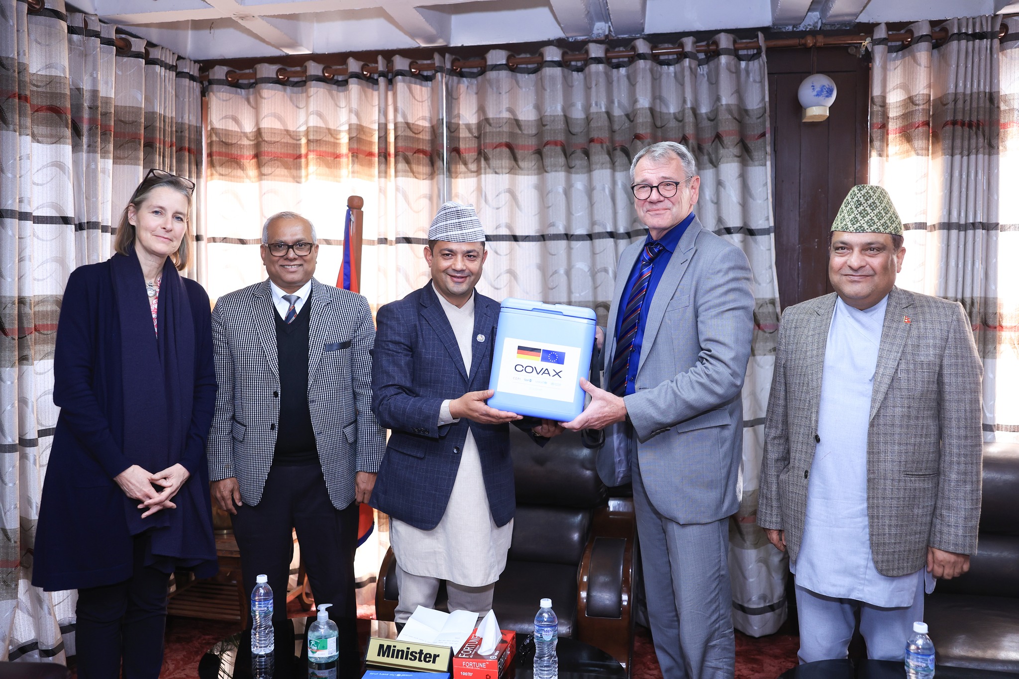 जर्मनीद्वारा नेपाललाई कोरोना भाइरसविरुद्धको खोप उपलब्ध