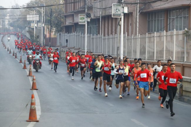 सेना दिवसको अवसरमा दौड प्रतियोगिता सम्पन्न (फोटोफिचर)