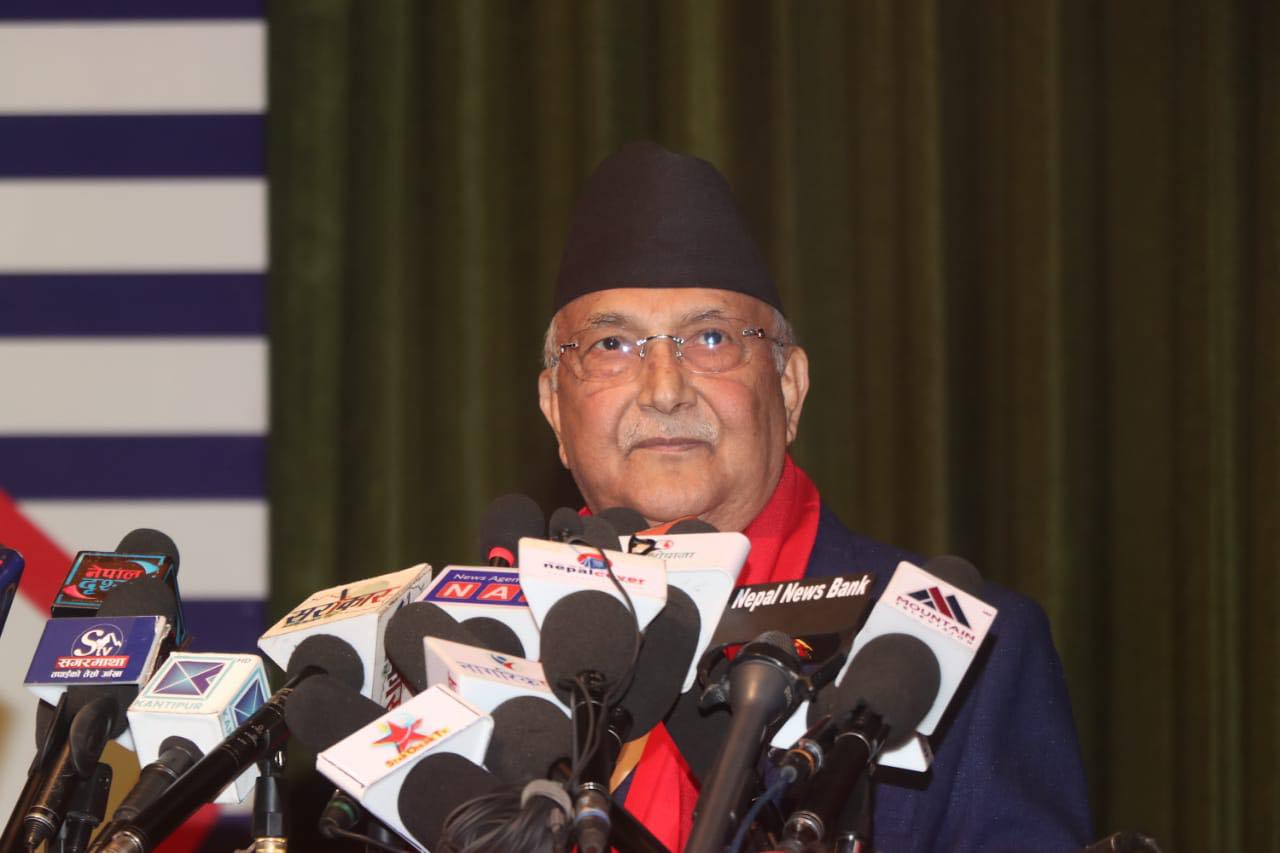 कांग्रेस नेतृत्वको गठबन्धन तोड्नु एमालेको सफलता होः केपी ओली