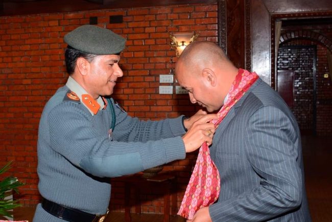 सशस्त्र प्रहरी महानिरीक्षक राजु अर्याल दक्षिण सुडान प्रस्थान