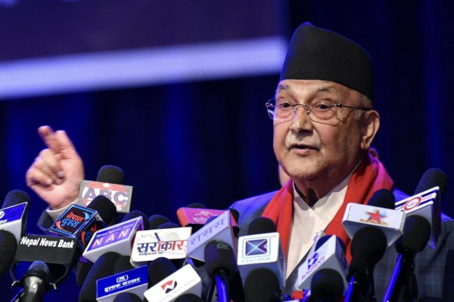 ओलीले भने, ‘प्रचण्डको बोली एउटा र काम अर्को हुदाँ अस्थिरता बढयो’