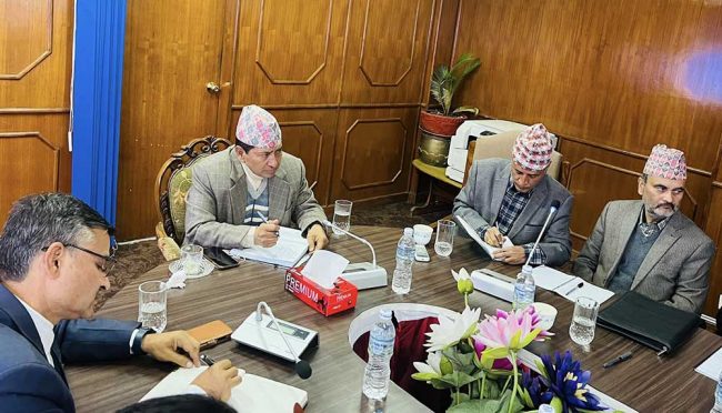 भौतिक पूर्वाधार र यातायात सुधारका लागि कार्यदल गठन