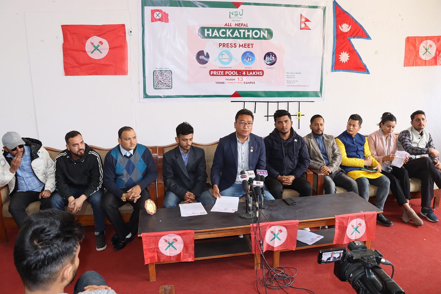 नेविसंघको आयोजनामा पुल्चोक क्याम्पसमा ‘अल नेपाल ह्याकाथुन’ काे तयारी पूरा