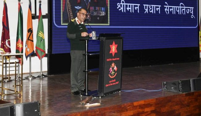 सेनाको भूमिका, कर्तव्य तथा जिम्मेवारी संविधानबाटै निर्देशित छ : प्रधानसेनापति