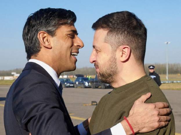 युक्रेनका राष्ट्रपति जेलेन्स्कीले बेलायती संसदलाई सम्बोधन गर्दै ऋषि सुनकलाई धन्यवाद भने