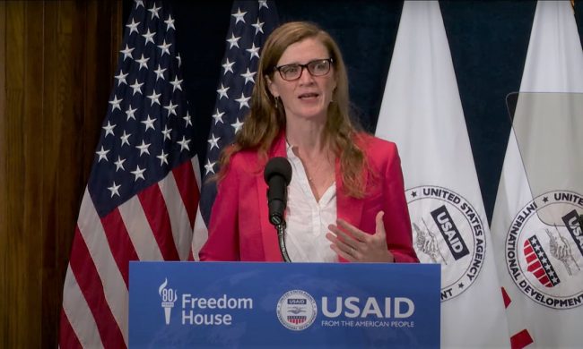 यूएसएआईडी प्रमुख समान्था पावर काठमाडाैंमा