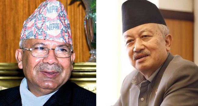 माधव नेपालसँग भोट मागे सुवास नेम्वाङले