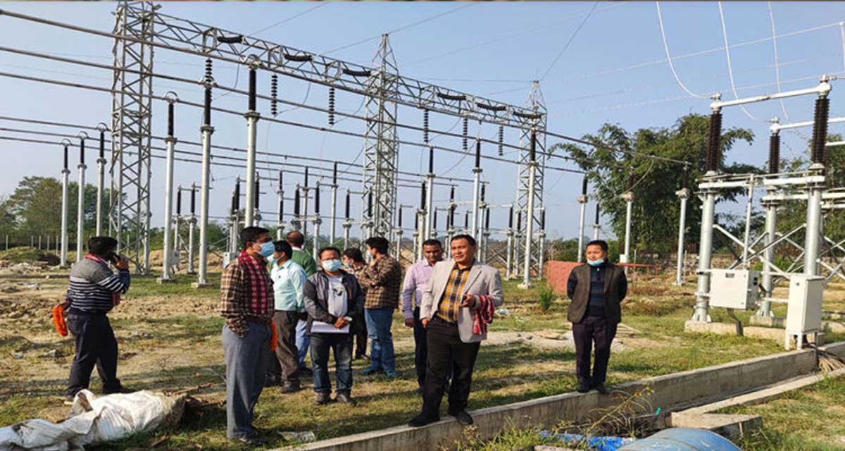 दुई सय २० केभीकाे सबस्टेसन निर्माण अन्तिम चरणमा, एक हजार ६ सय मेगावाट विधुत प्रवाह हुने