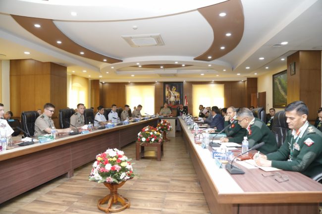 नेपाली सेना र अमेरिकी सेनाबीच ‘ल्यान्ड फोर्स टक’ सम्पन्न