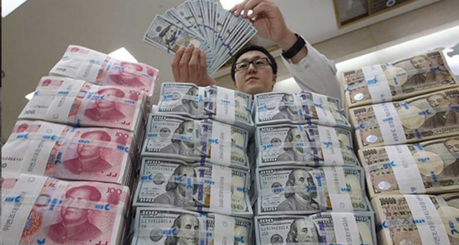 दक्षिण कोरियाको विदेशी मुद्रा सञ्चिति फेब्रुअरीमा घट्यो