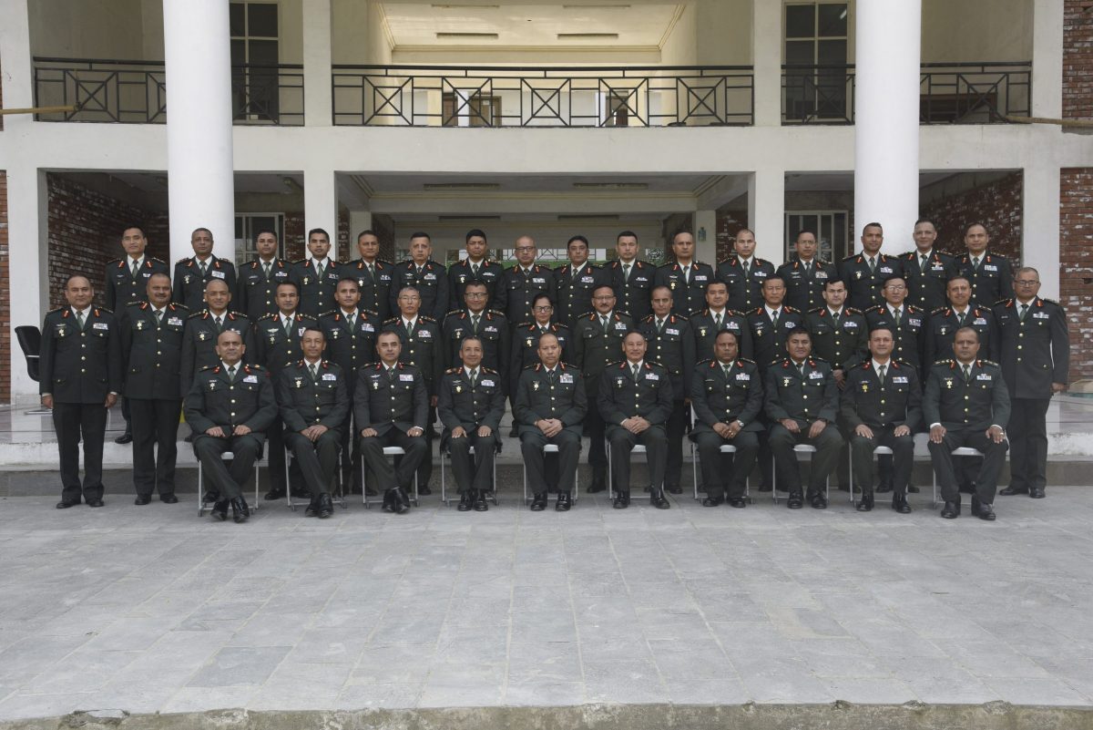 नगरकोटमा हाइयर कमाण्ड तालिम