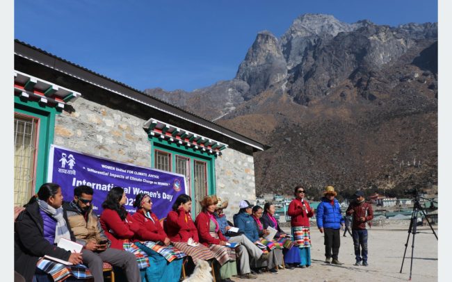 विश्वकै अग्लो स्थानमा नारी दिवसः जलवायु परिवर्तन र महिला अधिकारको वकालत