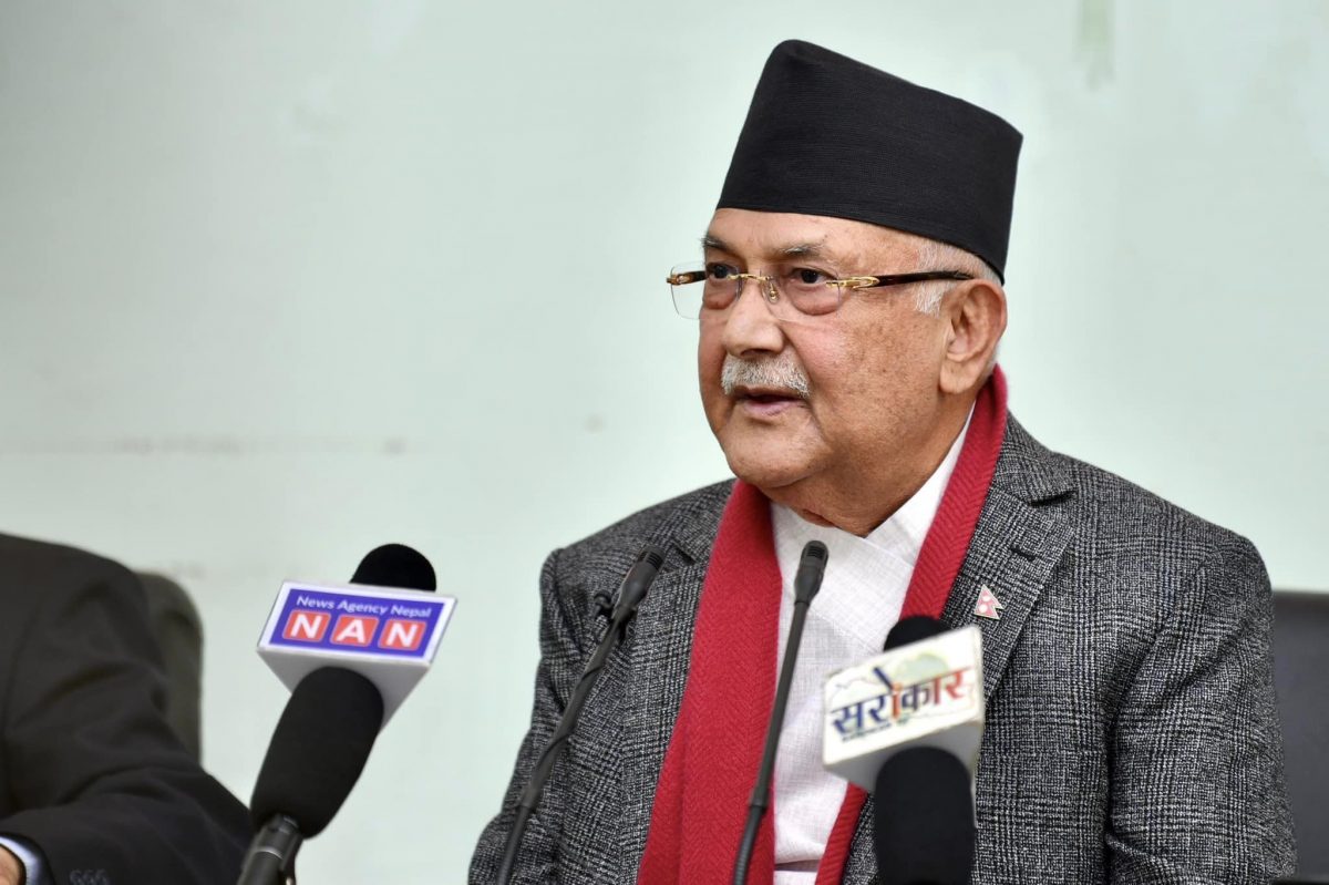 कम्युनिष्ट एकतासहित बलियो राष्ट्रिय शक्ति बनाउन ओलीको आग्रह