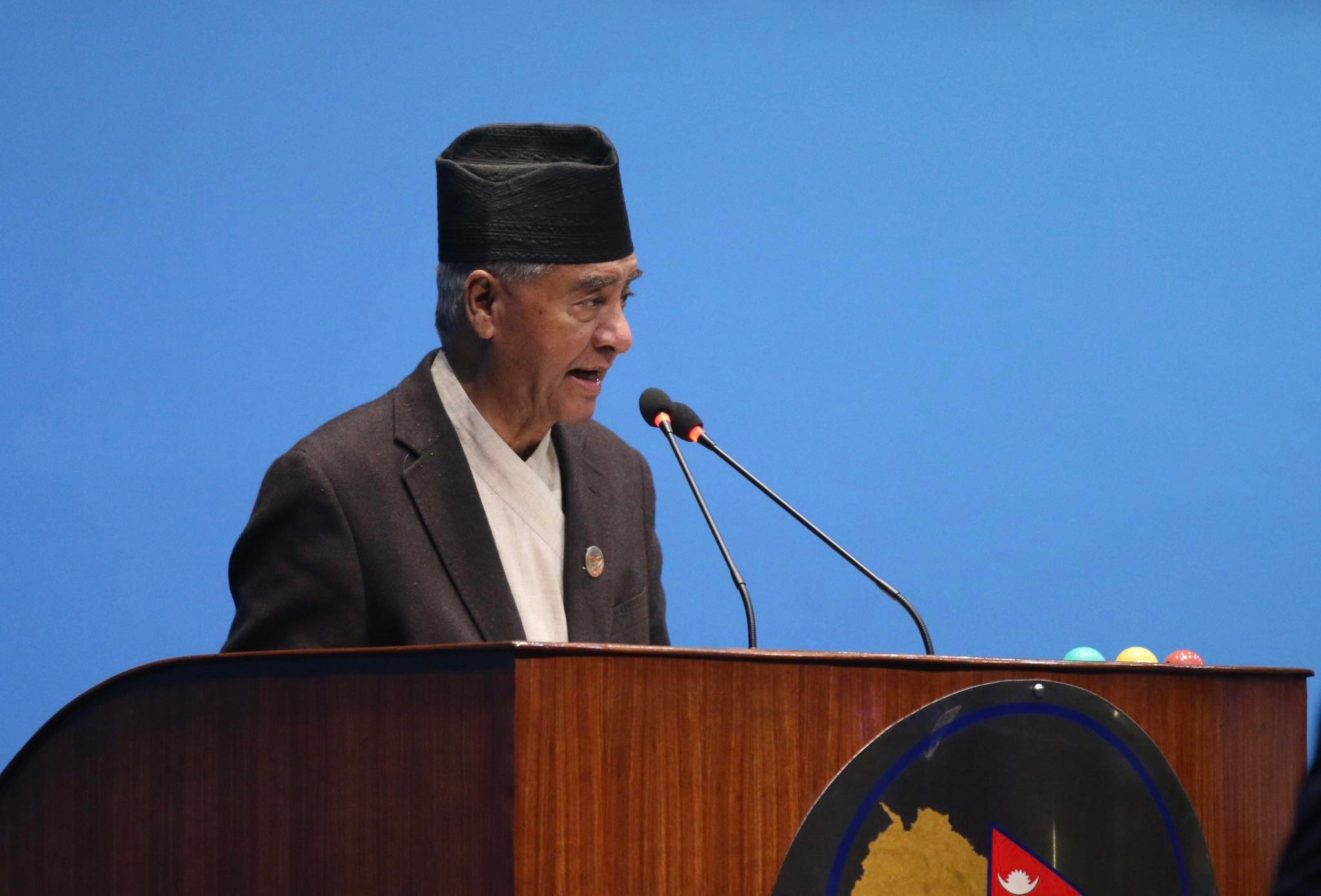 संसदमा बहुमत आउने अवस्था नभएपछि गठबन्धनको आत्मसात गर्नुपर्‍याे : कांग्रेस सभापति देउवा